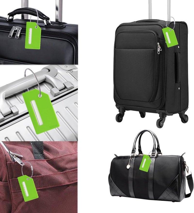 Ovener Silicone Luggage Tag with Name ID Card Perfect to Quickly Spot Luggage Suitcase - Image 5